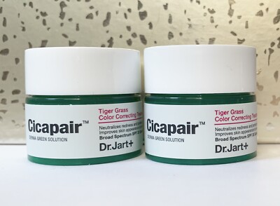 Lot 2 Dr Jart Cicapair Tiger Grass Color Correcting Treatment Spf