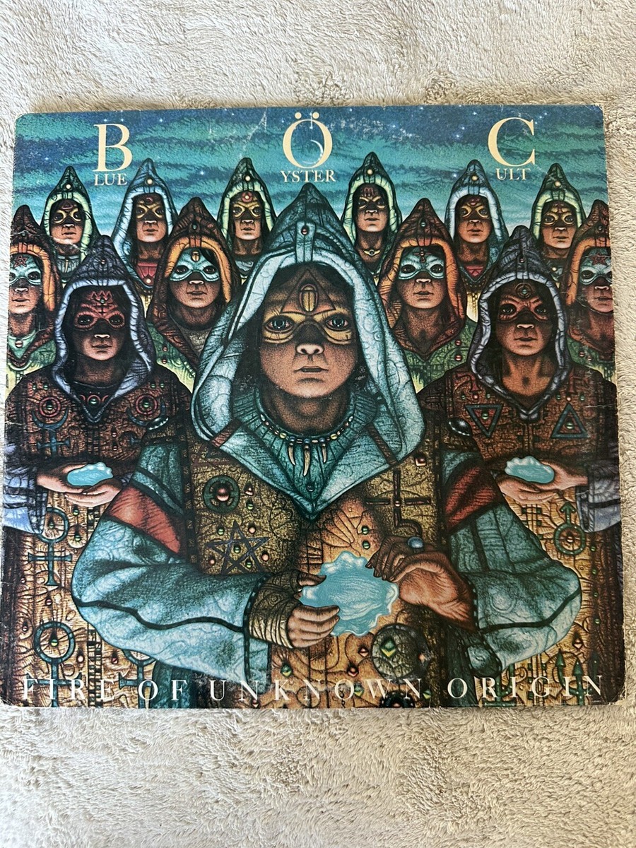 Blue Oyster Cult Fire of Unknown Origin 33RPM Vinyl Lp (1981