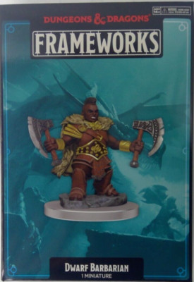 DUNGEONS & DRAGONS Frameworks Miniaturen Dwarf Weibliche Barbarin