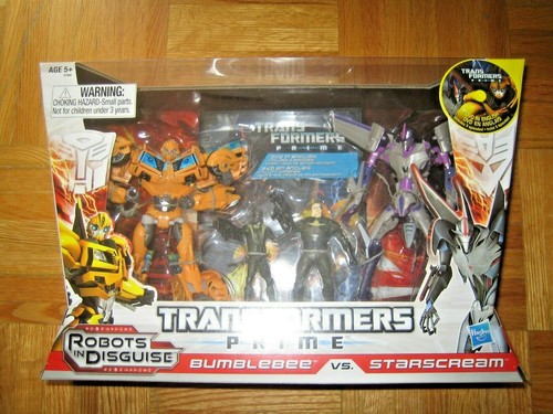 PRIME **FIRST EDITION** OP vs. Megatron & Bumblebee vs.Starscream **Very RARE** - Picture 6 of 12