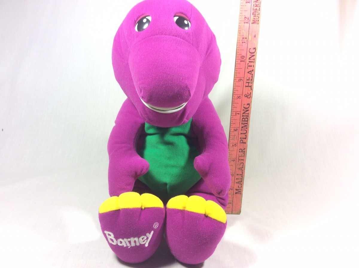 1996 Hasbro Playskool Talking Interactive Barney Dinosaur Plush