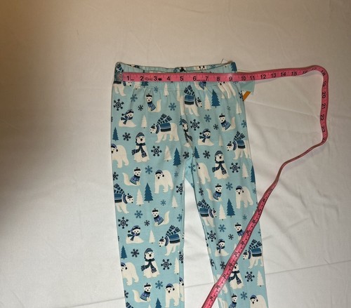 Gymboree Girls Size 7 Light Blue Polar Bear Winter All Over Print Leggings NWT - Picture 4 of 7
