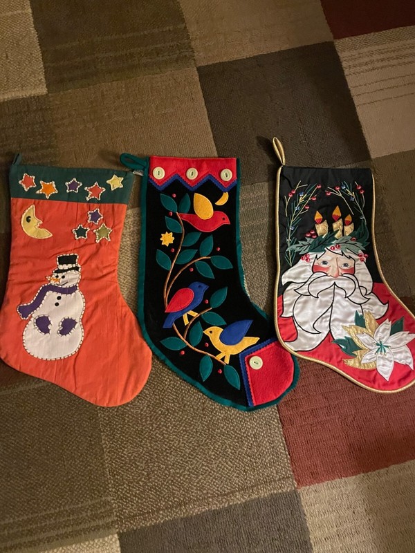 Christmas Stockings/Beautiful Set of 3 High Quality