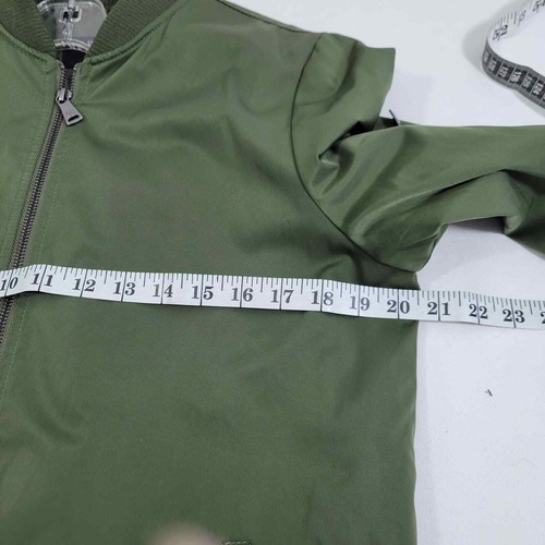 Bernardo Men's Olive Green Bomber Jacket Size S 10522-0488 - Picture 9 of 10