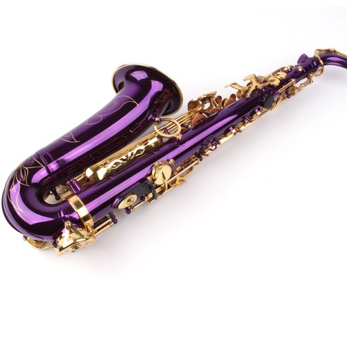 Karl Glaser Alt Saxophon in Show Violett, mit Koffer, Mundstück und Blättchen - Bild 5 von 6
