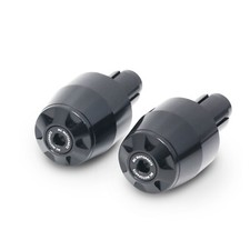 Tapones de extremos de barra CNC STORM negros para Honda CBR 250R 12 13 14