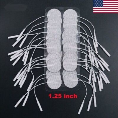 36 Round T.E.N.S Unit Electrode Pads Premium Adhesive Gel For Muscle Stimulator