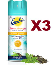 3 EMULSIO AROMATHERAPY PROFUMO AMBIENTE ELIMINA ODORI BREZZA DI CEYLON 350ML
