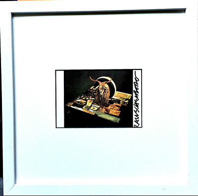 Robert Rauschenberg Monogram Hand-Signed, Multiple 15x10 Signed + Frame