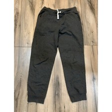 Tommy Bahama Kids Jogger Pants L 10/12 Dark Gray Cotton Polyester