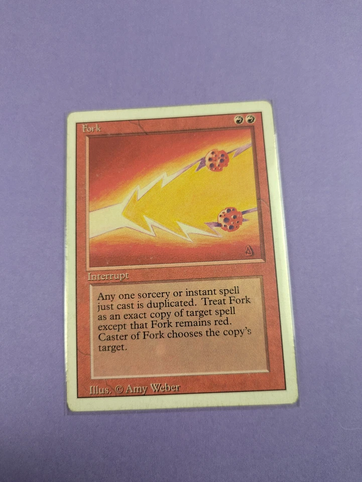 MTG Magic The Gathering: Revised Edition: Fork Rare - MP - Image 3 of 4