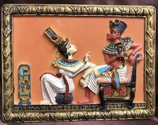 Egyptian Décor - Framed Relief - Hatshepsut Nice Condition 8"x6"