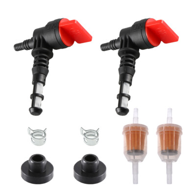 2 Sets Fuel Valve Petcock Kit For Husky 5000 6250 Watts Generator model 192980GS