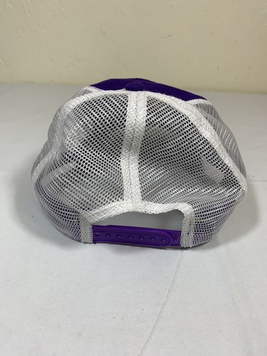 Kansas State Wildcats Purple White Embroidered Snapback Fanatics Hat Cap - Picture 4 of 6