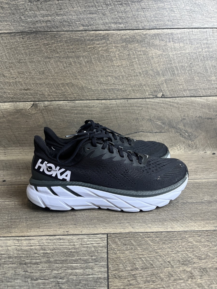 Hoka One One Womens Clifton 7 1110509 BWHT Black Running