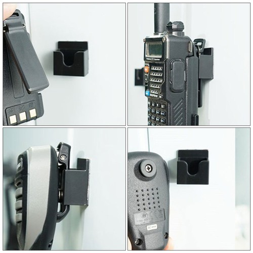 2 Pcs Microphone Hook Holder Hanger Radio Mount Cellphone Stand Car Hangers - Zdjęcie 4 z 12