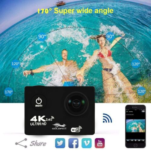 H9R Action Camera Ultra HD 4K WiFi Remote Control Sports Video Recording...