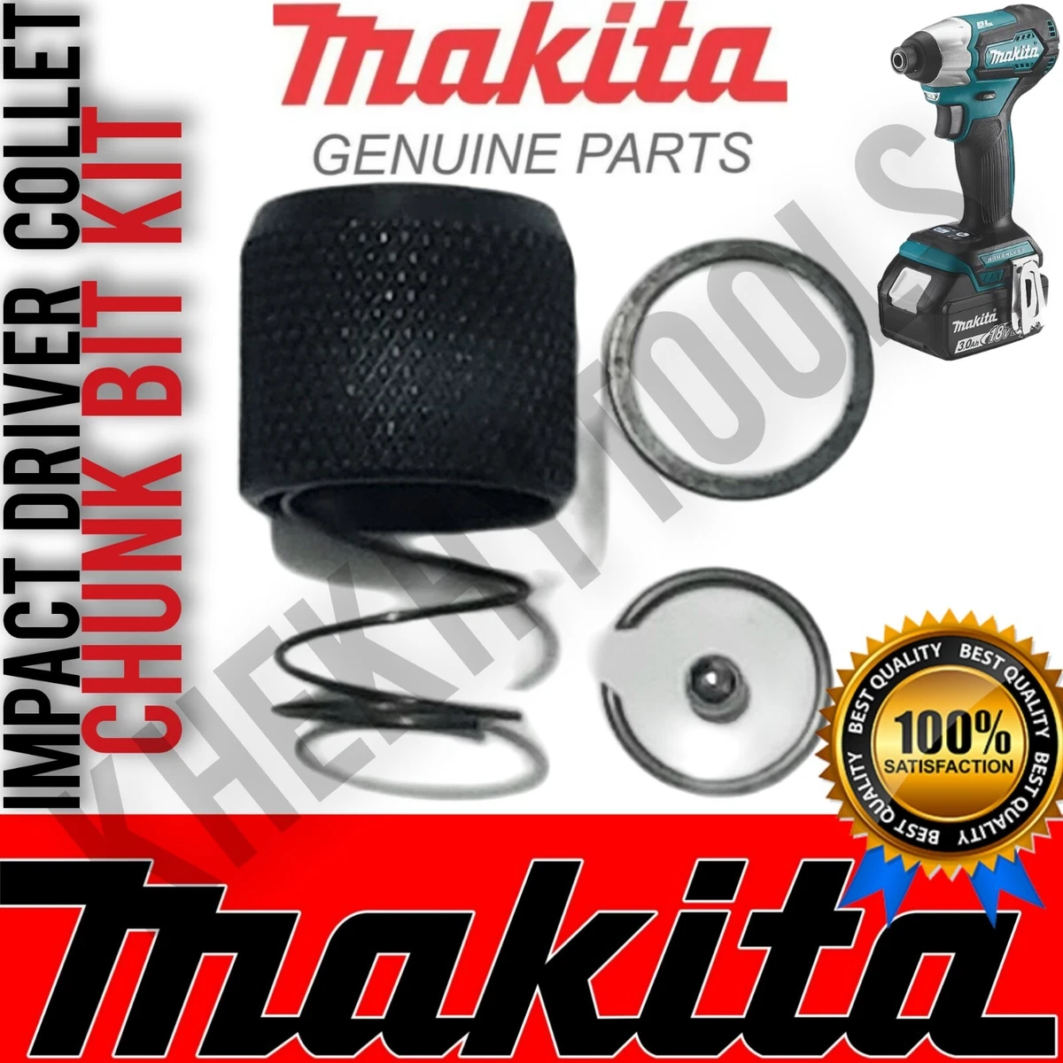 Makita Impact Driver Collet Chuck Bit Holder Spare Parts BTP144