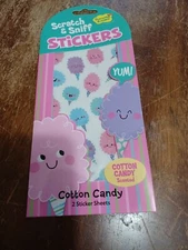 Peaceable Kingdom by Mindware Scratch and Sniff Stickers Pack COTTON CANDY Scent