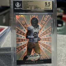 2013 Leaf Draft Matrix Orange 1/1 Keenan Allen #DM-KA1 Rookie RC Beckett 9.5