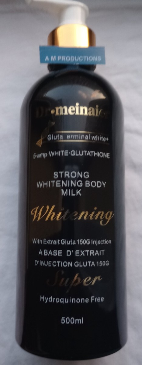dr m glutathione GLUTATHIONE LOTION Dr. MEINAIER 500 ML ( BLACK BOTTLE)