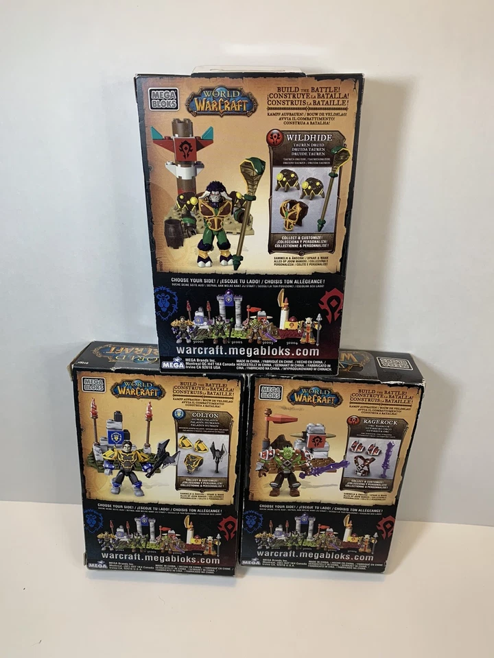Mega bloks World of warcraft Wildhide figure lot. - Image 2 of 2