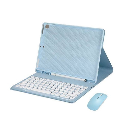 For iPad 5/6/7/8/9th Mini6 Air Pro 11 2021 Bluetooth Keyboard w Mouse Case Cover - Picture 25 of 43
