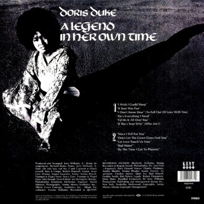 Doris Duke＊A Legend In Her Own Time LP VINYL Doris Duke - A Legend In Her Own Time | eBay