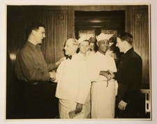 1940's Bill Durnan Montreal Canadiens Original Photo Autographed G Heffernan