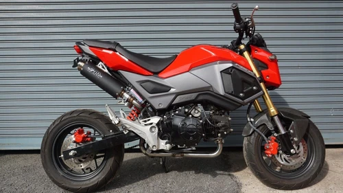 ZoOM Exhaust Honda GROM 125 MSX SF 2017-2020 Full System High Mount Black 2SL US