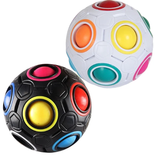 Magic Rainbow Ball Magic Rainbow Ball Cube Fidget Toys Magic Ball