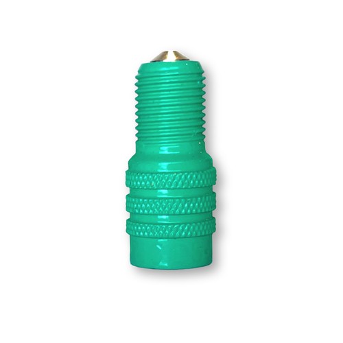 50 Haltec Green Double Seal Inflate Through Valve caps for Trucks RVs and Semis - Picture 4 of 6