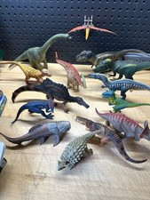 Lot Of 14 Dinosaur Toy Collection Schleich Germany Prehistoric Figures