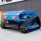 9Hp Gas/Petrol Engine Remote Control Lawn Mower Adjustable Mowing Height 200mm