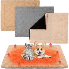 3 Pack Self Warming Cat Bed 27x35 Inch Self Heating Dog Mat Reflects Body Hea...