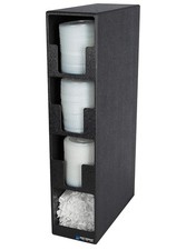 San Jamar Lid and Straw Organizer Countertop Commercial Kitchen 4 Compartment