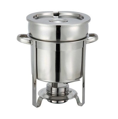 Winco 207 7qt Stainless Steel Marmite Soup Chafer