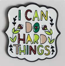I CAN DO HARD THINGS Magnetic Needle Minder by Canvas Bling