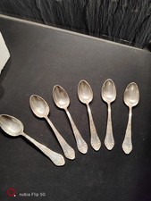 Hefra-Metall alt Barock Besteck Teel&ouml;ffel FH MET-60 Silberauflage