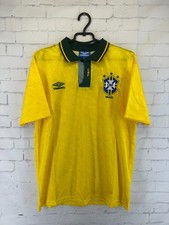 BRAZIL TEAM 1991 1993 RETRO VINTAGE SOCCER FOOTBALL SHIRT JERSEY AWAY SIZE L