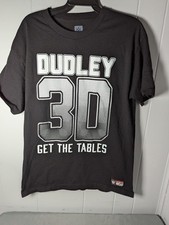 Official WWE Double Sided Dudley Boys 3D TShirt Get The Tables Size L Fanwear
