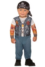 Brand New Biker Gang Wild Child Baby Infant Costume