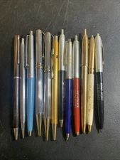 Vintage Ballpoint Pen Pencil Lot Cross Cardin Wings Paper Mate Hallmark