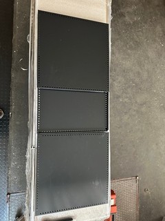 USM Haller 2x Mittelwand schwarz 350 x 350 mm 350 x 150 mm