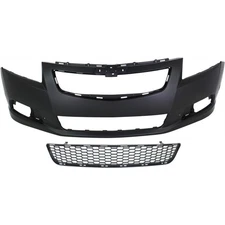 Bumper Cover Kit For 2011-2014 Chevy Cruze LT LTZ with RS Package Paint to Match