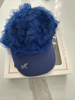 Monnalisa Girls BASEBALL Sun Hat Blue Size 54
