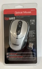 Gigaware Wireless Optical Notebook Mouse 2603070 PC & Mac USB Sealed NOS