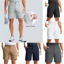 MENS GOLF SHORTS GOLF SHORTS PERFORMANCE LIGHTWEIGHT Beach Casual SHORT UK