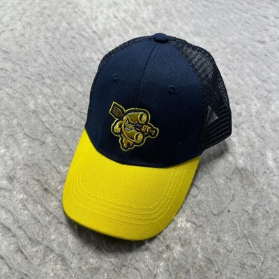Kalamazoo Mac Daddies Baseball Hat Cap Blue Snapback Mesh Adult Size OSFA