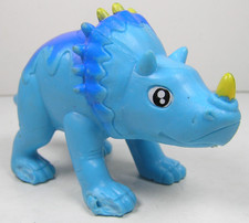 Super Duper Dino Adventure Triceratops 3.75" Long Dinosaur Toy Figure No COO